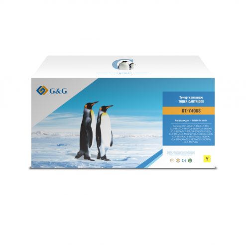 Картридж лазерный G&G NT-Y406S желтый (1000стр.) для Samsung CLP-360/365/CLX-3300/3305