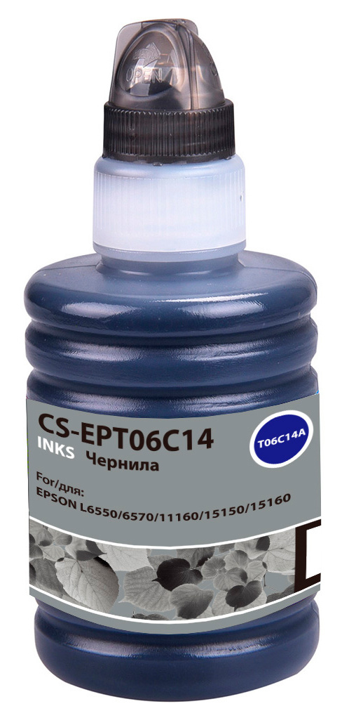 Чернила Cactus CS-EPT06C14 №112 черный 140мл для Epson L6550/6570/11160/15150/15160