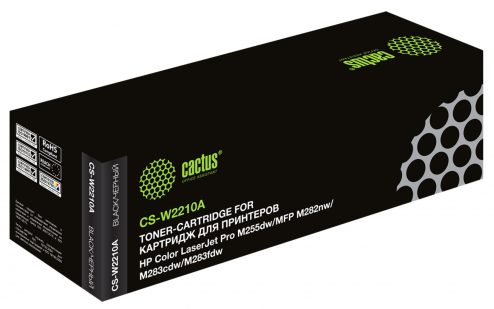 Картридж лазерный Cactus CS-W2210A W2210A черный (1350стр.) для HP M255/MFP M282/M283