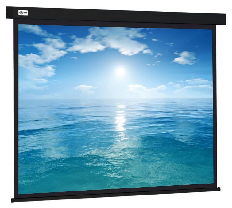 Экран Cactus 104.6×186см Wallscreen CS-PSW-104X186-BK 16:9 настенно-потолочный рулонный черный