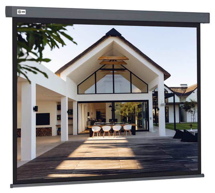 Экран Cactus 206×274см Wallscreen CS-PSW-206X274-SG 4:3 настенно-потолочный рулонный серый