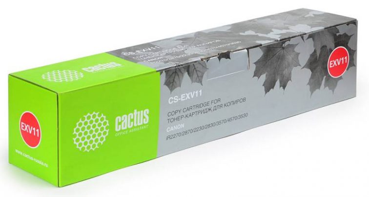 Тонер-картридж Cactus CS-EXV11 для Canon R2270 ; GPR-15/C-EXV11/NPG-25, black, 21000стр