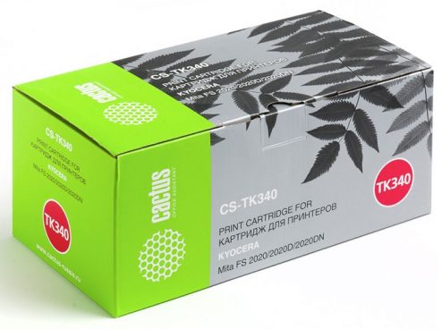 Тонер-картридж Cactus CS-TK340 для принтеров Kyocera Mita FS 2020/2020D/2020DN , 12 000 стр.