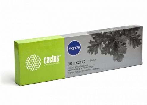 Картридж ленточный Cactus CS-FX2170 черный для Epson FX LQ — 2070/2170/2180/1180 10200000 signs