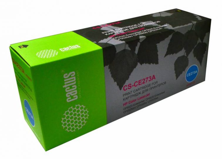 Картридж Cactus CS-CE273A для HP Color LaserJet Enterprise CP5525 15000 страниц пурпурный